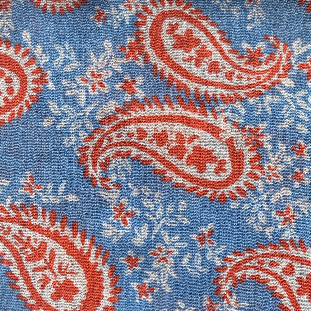 Hearts of Palm short paisley floral print pull on short cotton casual boho 2X - Picture 14 of 14